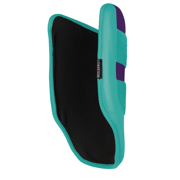 BRUCE BOLT ブルースボルト エルボーガード 硬式軟式兼用 ダブルベルト - Purple/Teal