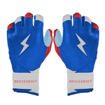 BRUCE BOLT ブルースボルト バッティンググローブ ロングカフ - Red/White/Blue