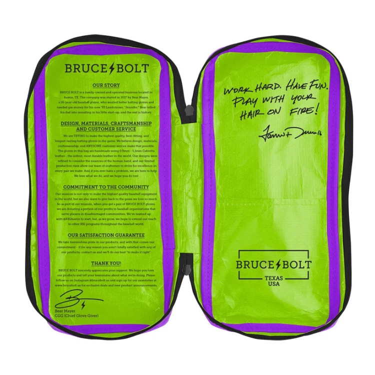 BRUCE BOLT ブルースボルト バッティンググローブ ショートカフ - Duran Purple