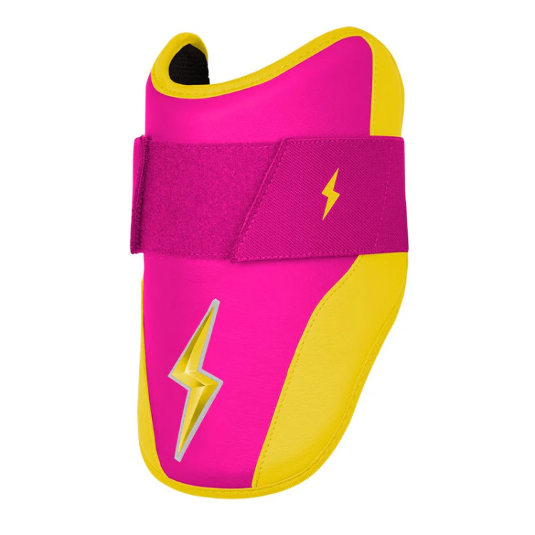 BRUCE BOLT ブルースボルト エルボーガード 硬式軟式兼用 シングルベルト - Pink/Yellow