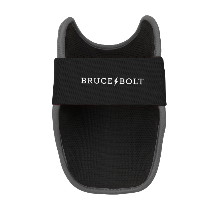 BRUCE BOLT ブルースボルト エルボーガード 硬式軟式兼用 シングルベルト - Chrome Black