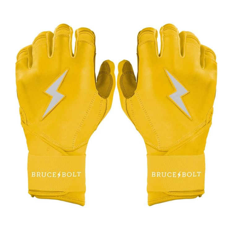 BRUCE BOLT ブルースボルト バッティンググローブ ロングカフ - Yellow