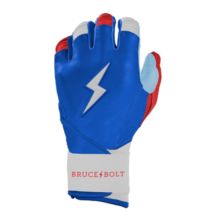 BRUCE BOLT ブルースボルト バッティンググローブ ロングカフ - Red/White/Blue