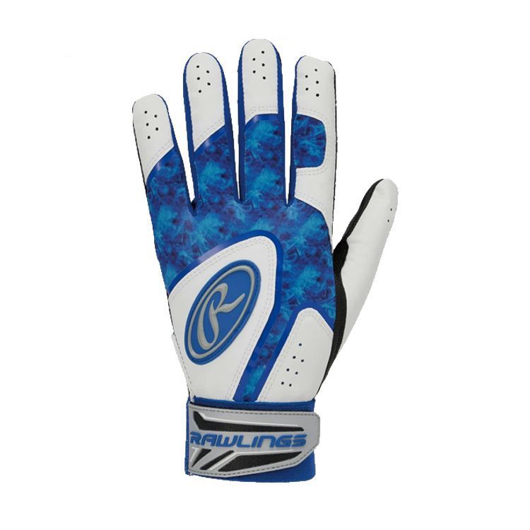 ローリングス Rawlings バッティンググローブ ブルー 大人 EBG25S01 -刺繍対応
