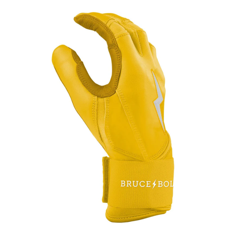 BRUCE BOLT ブルースボルト バッティンググローブ ロングカフ - Yellow