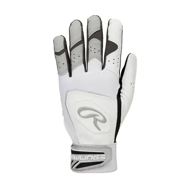 ローリングス Rawlings バッティンググローブ ホワイト×グレー 一般 EBG26S01 -刺繍対応