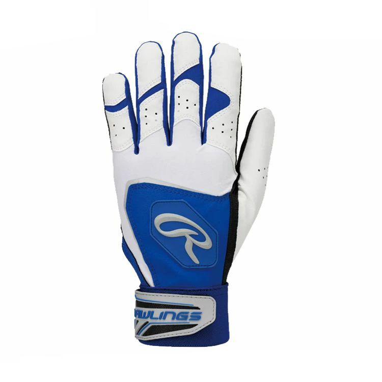 ローリングス Rawlings バッティンググローブ ホワイト×ロイヤルブルー 一般 EBG26S01 -刺繍対応