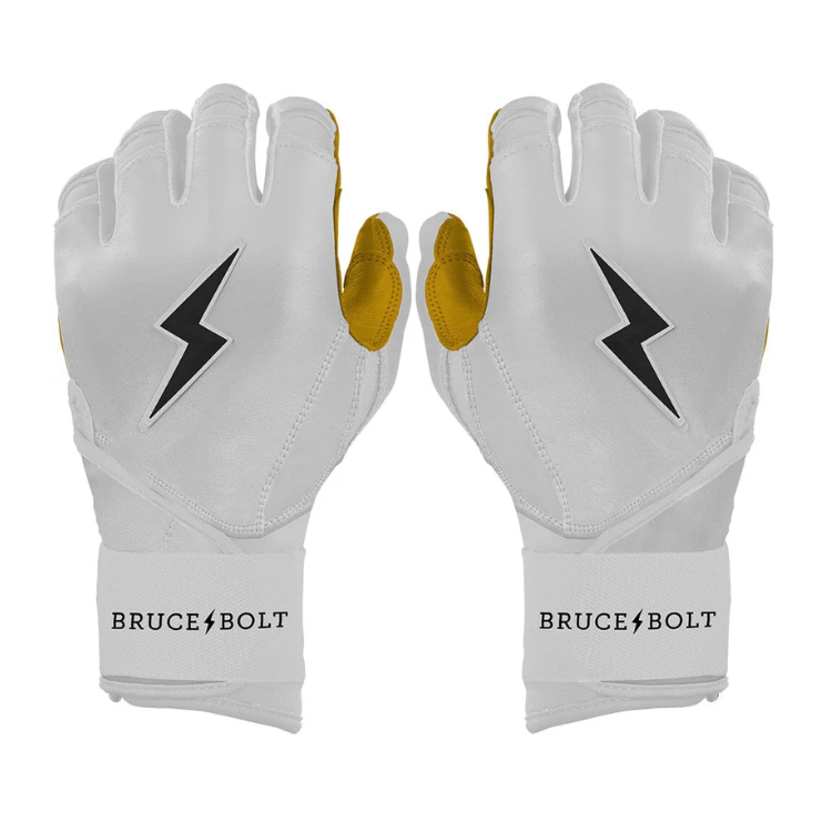 BRUCE BOLT ブルースボルト バッティンググローブ ロングカフ - White