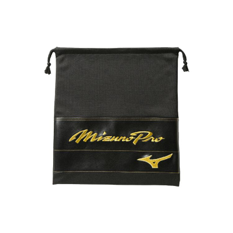 ミズノプロ mizunopro グラブ袋 マルチ袋 ブラック 1GJYG02800 -刺繍対応