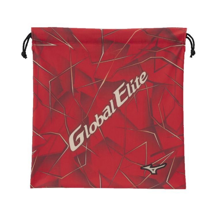 ミズノ グローバルエリート MIZUNO Global Elite マルチ袋 レッド 12JYDX74 -刺繍対応