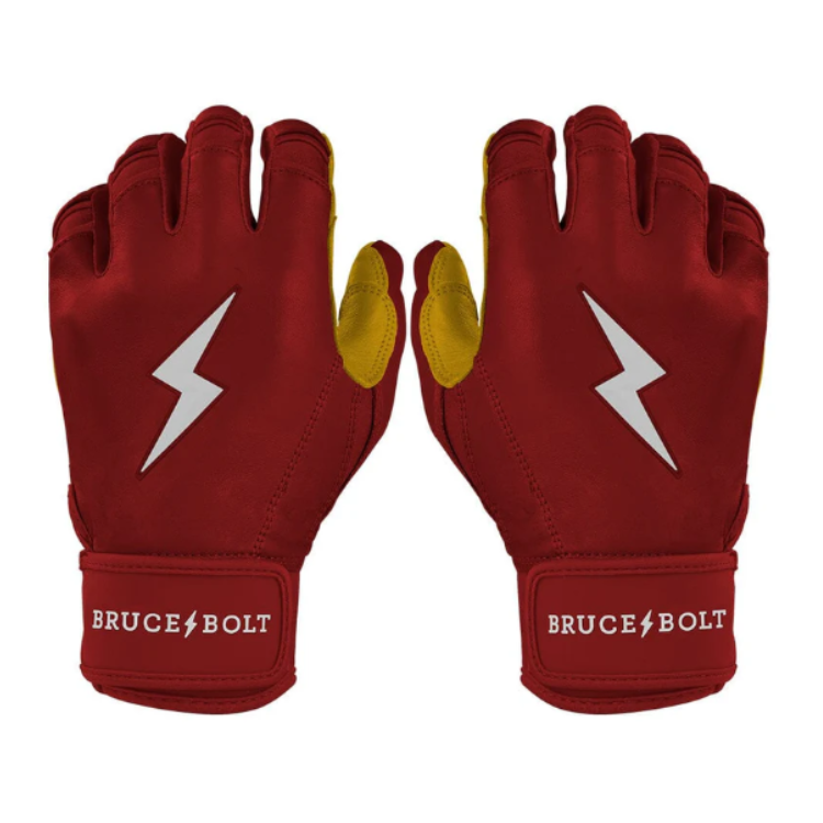 BRUCE BOLT ブルースボルト バッティンググローブ ショートカフ - Maroon