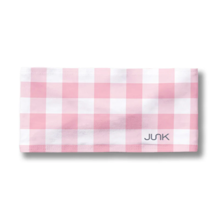 JUNK Brands ジャンク ヘッドバンド - PINK TARTAN