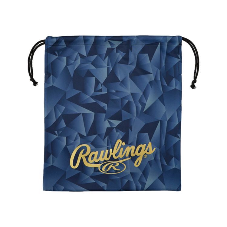 ローリングス Rawlings グラブ袋 マルチ袋 ネイビー EAC16S03 -刺繍対応