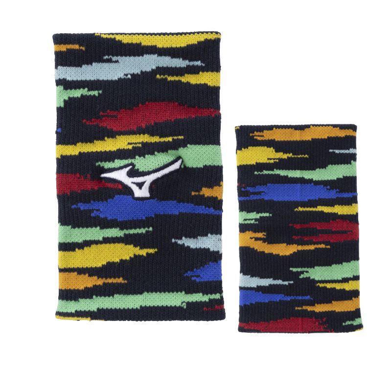 ミズノ MIZUNO リストバンド ネイビー 12JYDY71 -刺繍対応