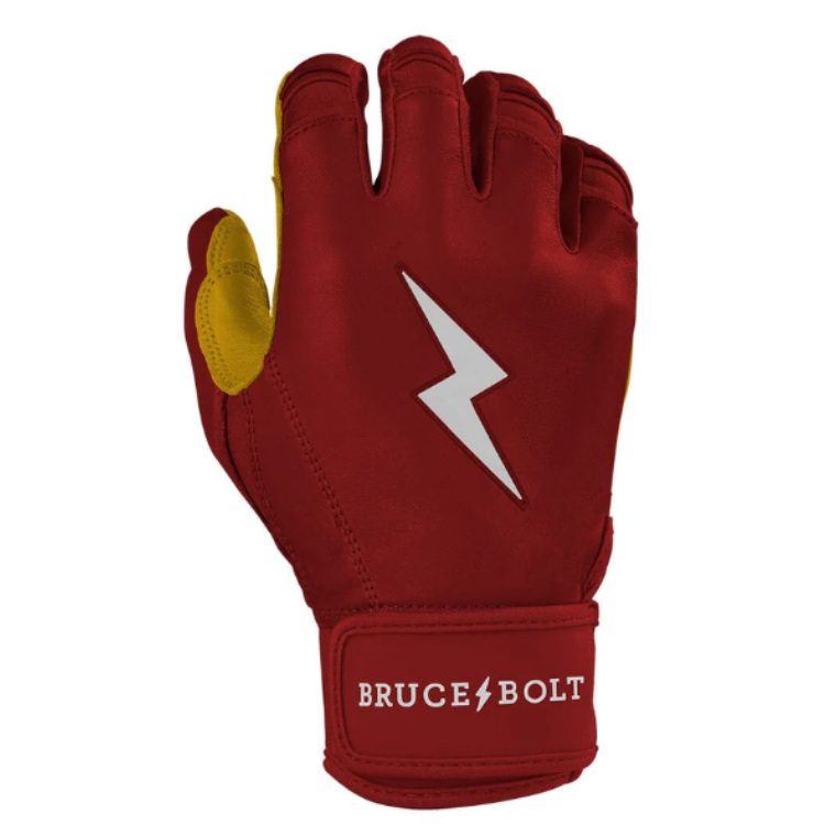 BRUCE BOLT ブルースボルト バッティンググローブ ショートカフ - Maroon
