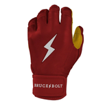 BRUCE BOLT ブルースボルト バッティンググローブ ショートカフ - Maroon