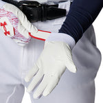 アンダーアーマー UNDER ARMOUR バッティンググローブ White×Red 一般 6001310 -刺繍対応