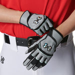 アンダーアーマー UNDER ARMOUR バッティンググローブ Silver×Black×Iridescent 一般 6001314 -刺繍対応
