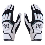 アンダーアーマー UNDER ARMOUR バッティンググローブ White×Black×Iridescent 一般 6001314 -刺繍対応