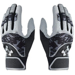 アンダーアーマー UNDER ARMOUR バッティンググローブ Black×Metallic Silver 一般 6012834 -刺繍対応
