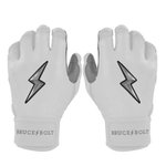 BRUCE BOLT ブルースボルト バッティンググローブ ショートカフ - White