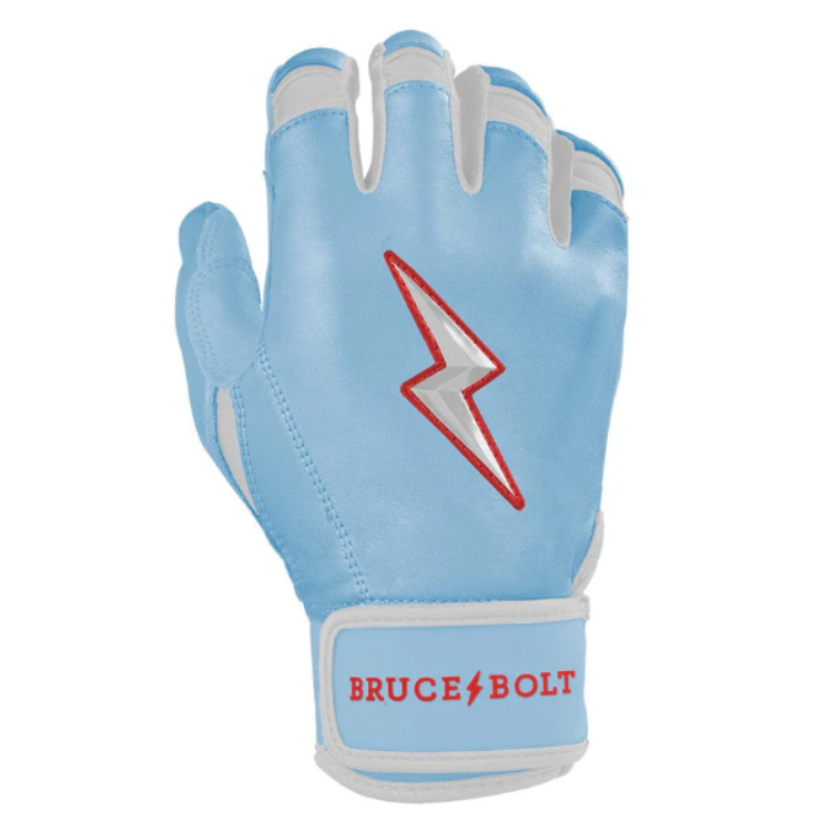 BRUCE BOLT ブルースボルト バッティンググローブ ショートカフ - Baby Blue