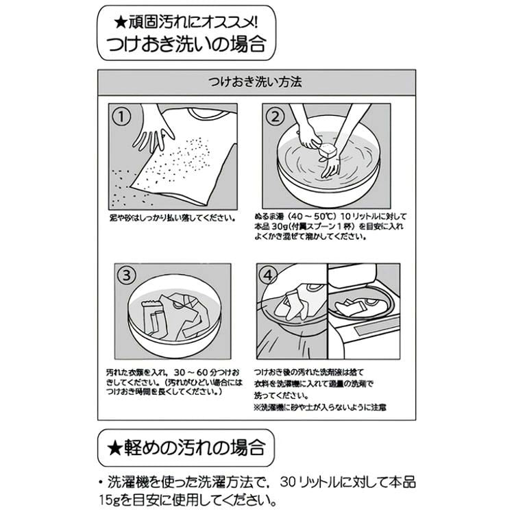 ミルク洗剤 1kg 泥汚れ専用洗剤
