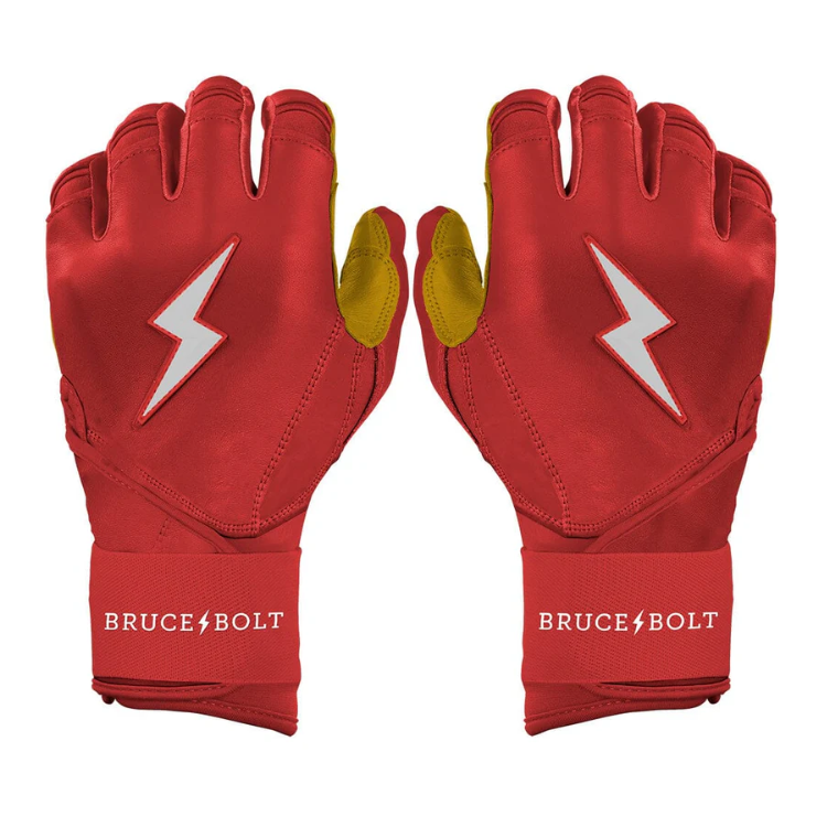 BRUCE BOLT ブルースボルト バッティンググローブ ロングカフ - Red