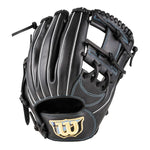 ウィルソン Wilson 内野手用グローブ 11.75インチ ブラック 大人用 WBW104444 - 刺繍対応