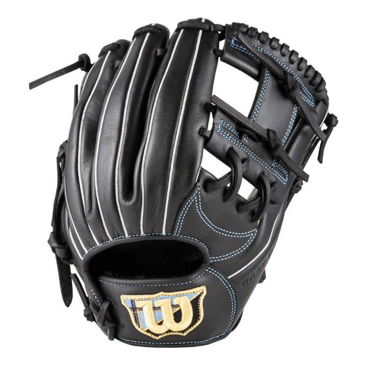 ウィルソン Wilson 内野手用グローブ 11.75インチ ブラック 大人用 WBW104444 - 刺繍対応
