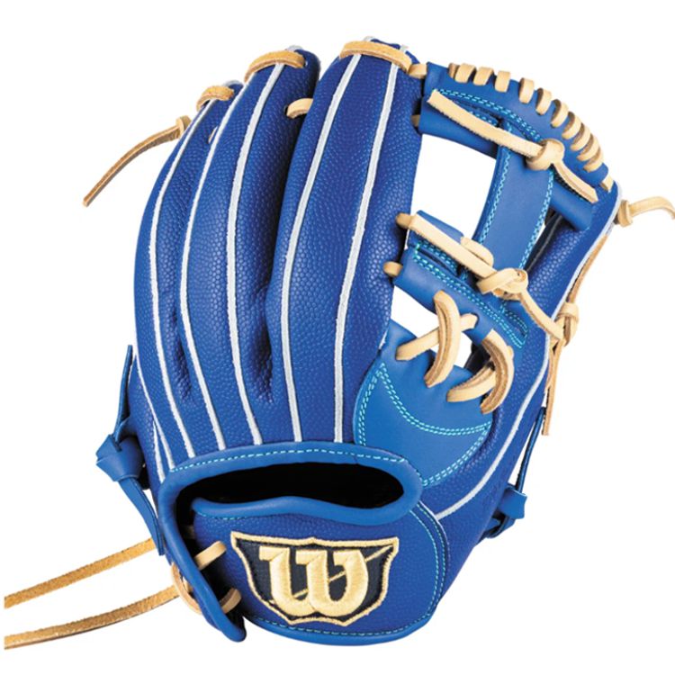 ウィルソン Wilson 内野手用グローブ 11インチ ロイヤル×ロイヤルSS ジュニア用 WBW1044 - 刺繍対応