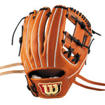 ウィルソン Wilson 内野手用グローブ 11.5インチ Tオレンジ 大人用 WBW102901 - 刺繍対応