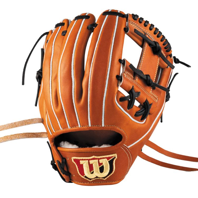 ウィルソン Wilson 内野手用グローブ 11.5インチ Tオレンジ 大人用 WBW102901 - 刺繍対応