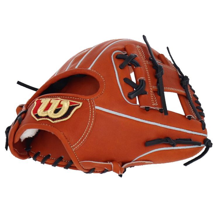 ウィルソン Wilson 内野手用グローブ 11.5インチ Tオレンジ 大人用 WBW102901 - 刺繍対応