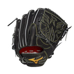 ミズノプロ mizunopro 投手用グローブ 硬式用グラブ ブラック サイズ11 大人用 1AJGH35201 - 刺繍対応