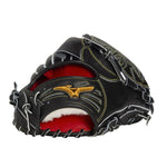 ミズノプロ mizunopro 投手用グローブ 硬式用グラブ ブラック サイズ11 大人用 1AJGH35201 - 刺繍対応