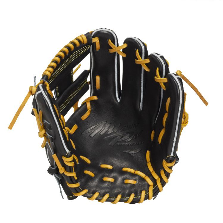 ミズノプロ mizunopro 内野手用グローブ 硬式用グラブ ブラック×コルク サイズ9 大人用 1AJGH35203 - 刺繍対応