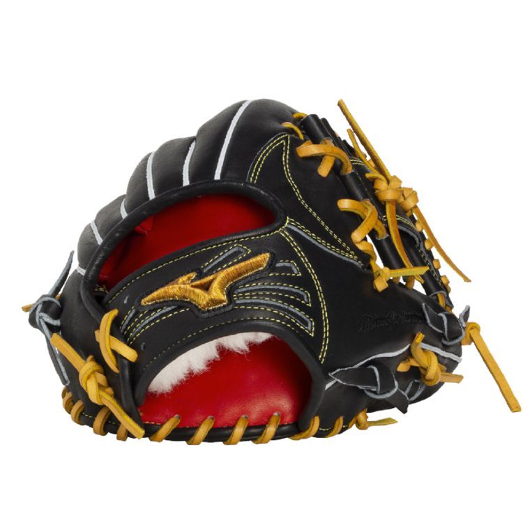 ミズノプロ mizunopro 内野手用グローブ 硬式用グラブ ブラック×コルク サイズ9 大人用 1AJGH35203 - 刺繍対応