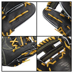 ミズノプロ mizunopro 内野手用グローブ 硬式用グラブ ブラック×コルク サイズ9 大人用 1AJGH35203 - 刺繍対応