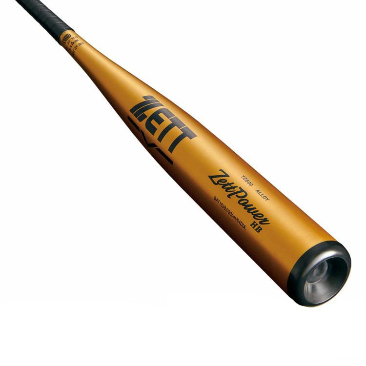 ゼット ZETT 硬式用金属バット ゴールド 大人用 BAT16383