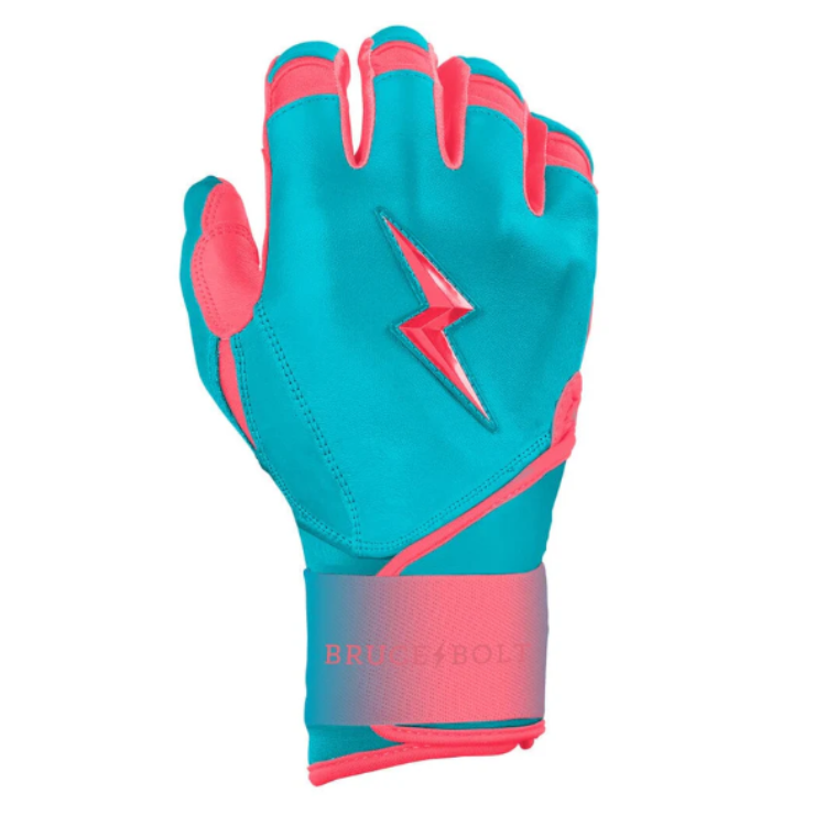 BRUCE BOLT ブルースボルト バッティンググローブ ショートカフ - Pink/Teal