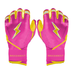 BRUCE BOLT ブルースボルト バッティンググローブ ロングカフ - Pink/Yellow