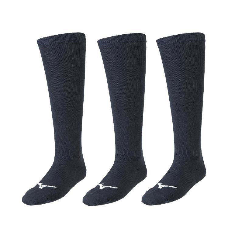 ミズノ mizuno アンダーストッキング ネイビー 大人 12JX2U13