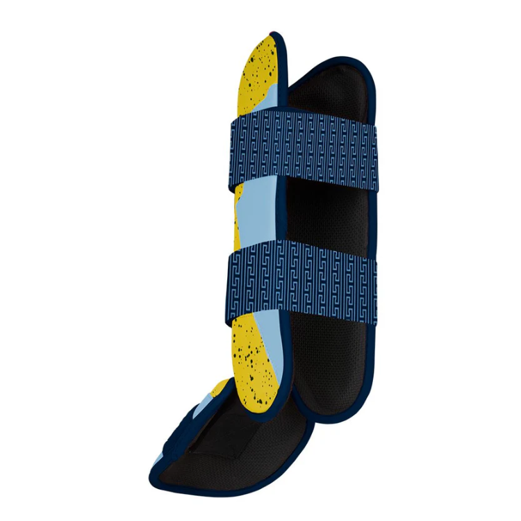 BRUCE BOLT ブルースボルト レッグガード - Yellow/Navy
