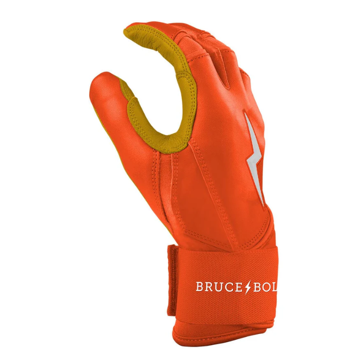 BRUCE BOLT ブルースボルト バッティンググローブ ロングカフ - Orange