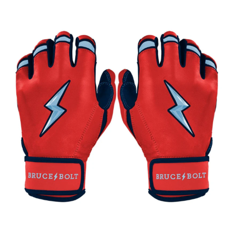BRUCE BOLT ブルースボルト バッティンググローブ ショートカフ - Red