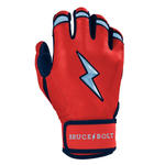 BRUCE BOLT ブルースボルト バッティンググローブ ショートカフ - Red
