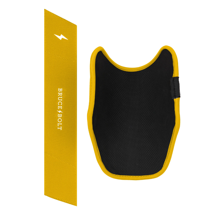 BRUCE BOLT ブルースボルト エルボーガード 硬式軟式兼用 シングルベルト - Original Yellow