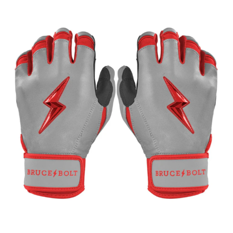 BRUCE BOLT ブルースボルト バッティンググローブ ショートカフ - Red
