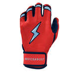 BRUCE BOLT ブルースボルト バッティンググローブ ショートカフ - Red